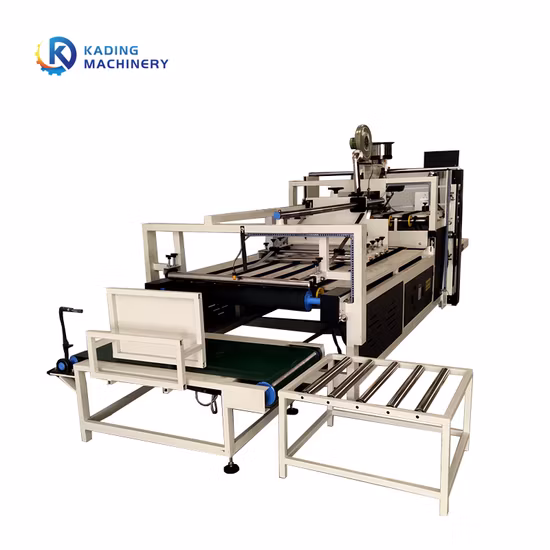 Semi Automatic Box Folder Gluer Machine/Carton Box Gluing Machine 4-6 Corner Semi Auto Folder Gluer
